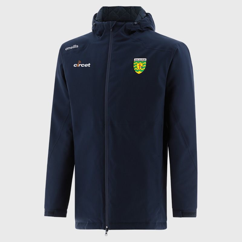 O'Neills Donegal GAA Men's Catalyst Hooded Padded Jacket Marine