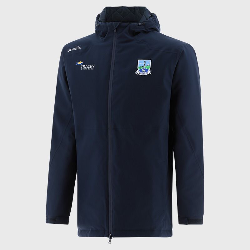 O'Neills Fermanagh GAA Men's Catalyst Hooded Padded Jacket Marine