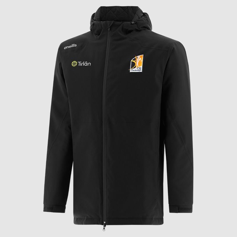 O'Neills Kilkenny GAA Men's Catalyst Hooded Padded Jacket Black