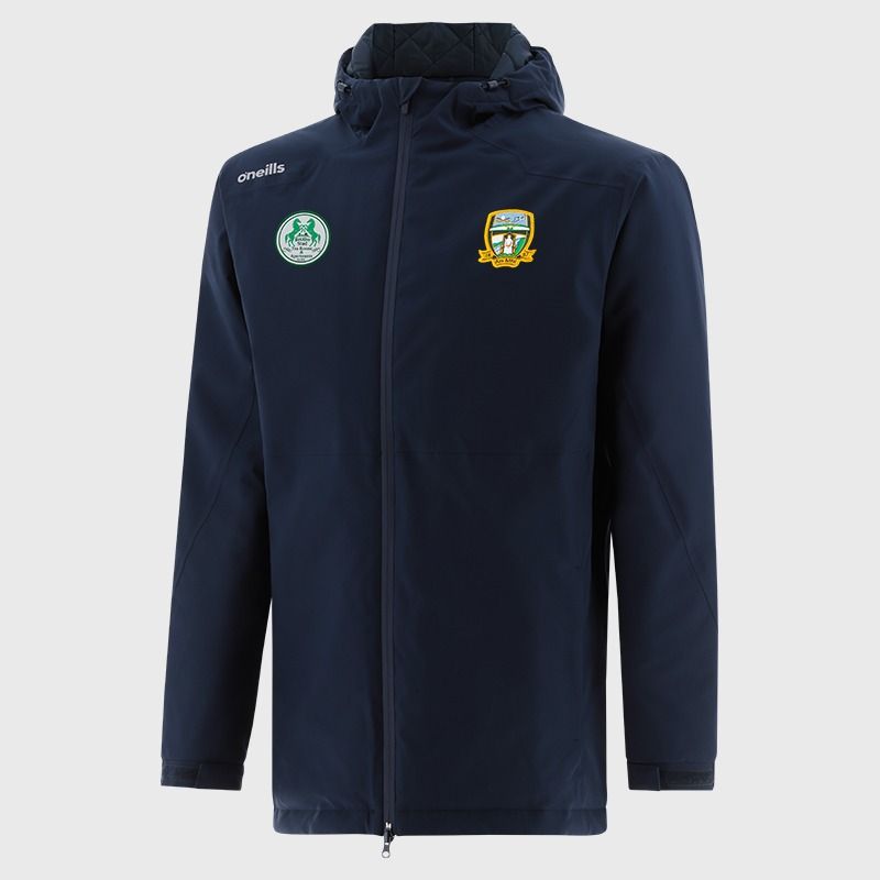 O'Neills Meath GAA Men's Catalyst Hooded Padded Jacket Marine
