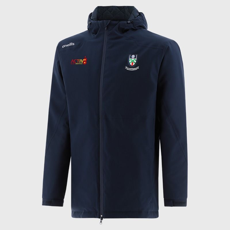 O'Neills Monaghan GAA Men's Catalyst Hooded Padded Jacket Marine