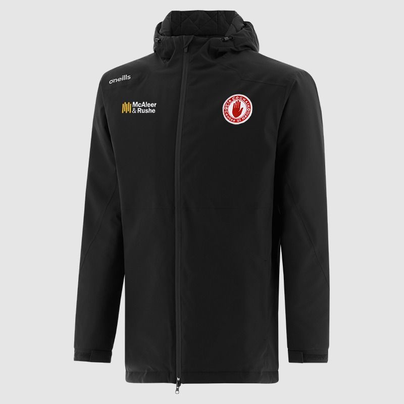 O'Neills Tyrone GAA Men's Catalyst Hooded Padded Jacket Black