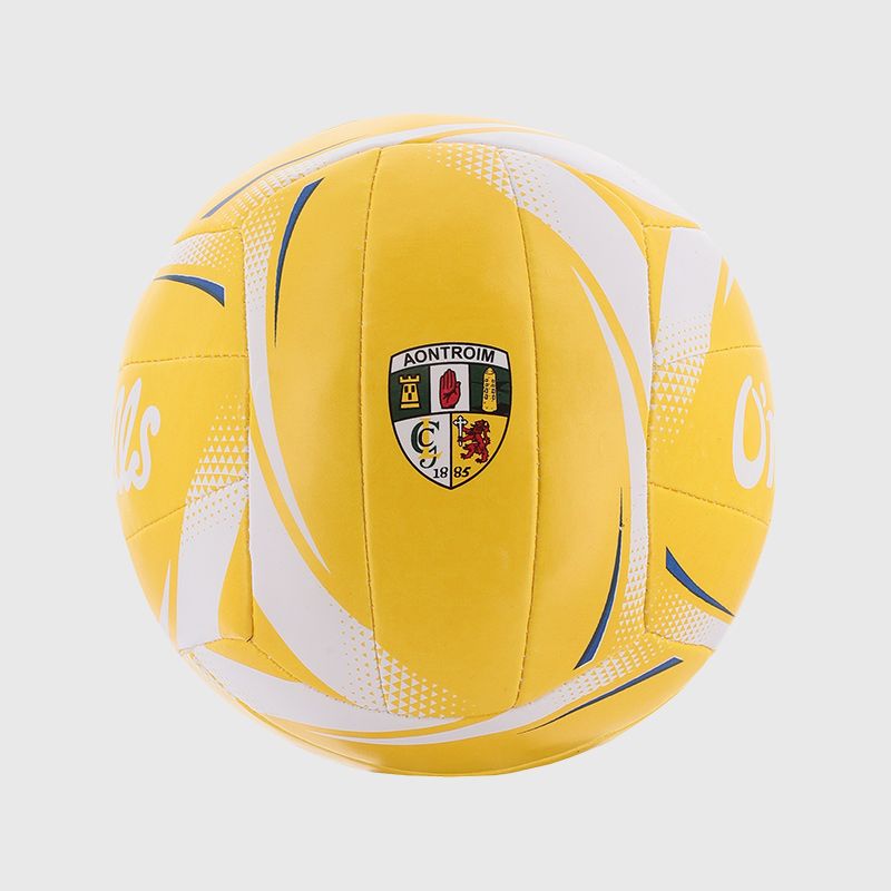 Antrim GAA Champ Soft Gaelic Football Yellow / White from O’Neills