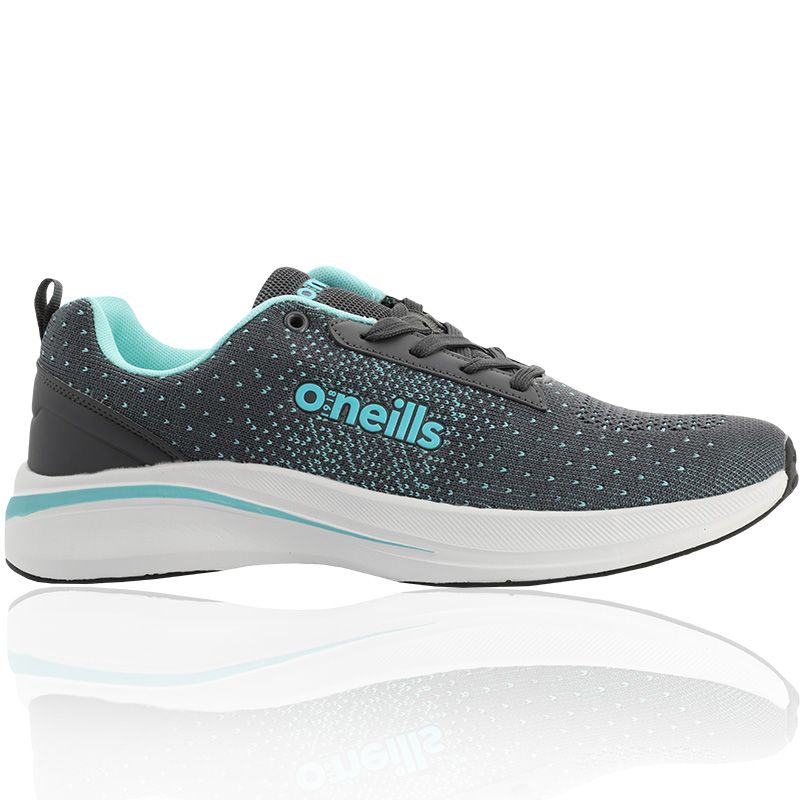 Grey Women's Chloe Trainers, with a Padded ankle collar from O'Neill's.