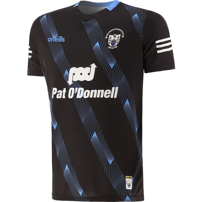 Black Clare GAA Training top with sponsor logo by O’Neills.