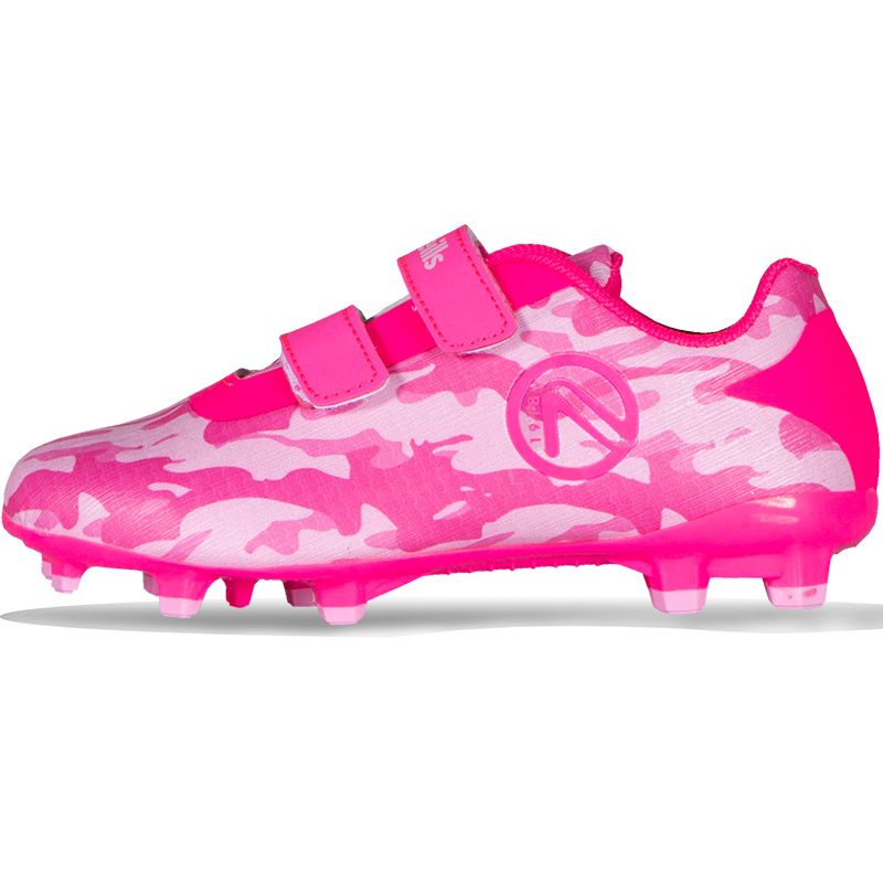 pink kids football cleats