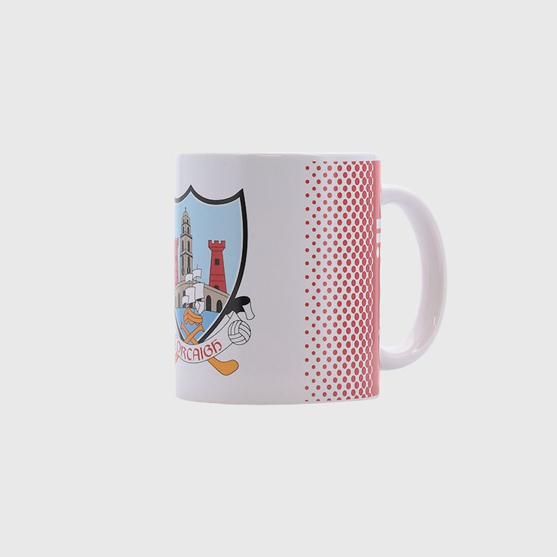Red / White Cork GAA Fade Mug by O'Neills.