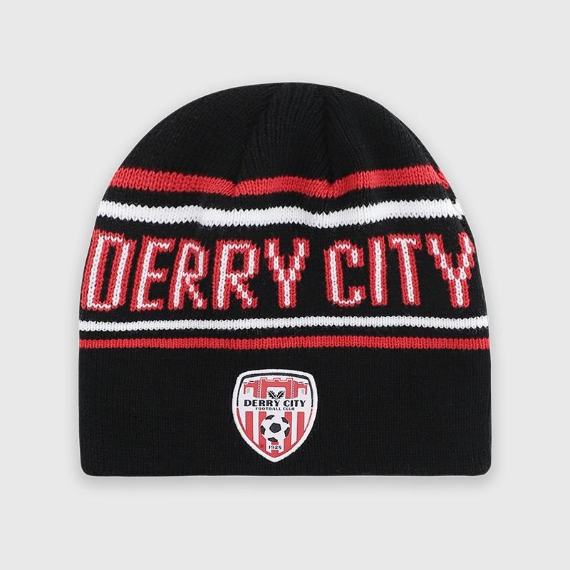 O'Neills Derry City FC Coyle Knitted Beanie Hat