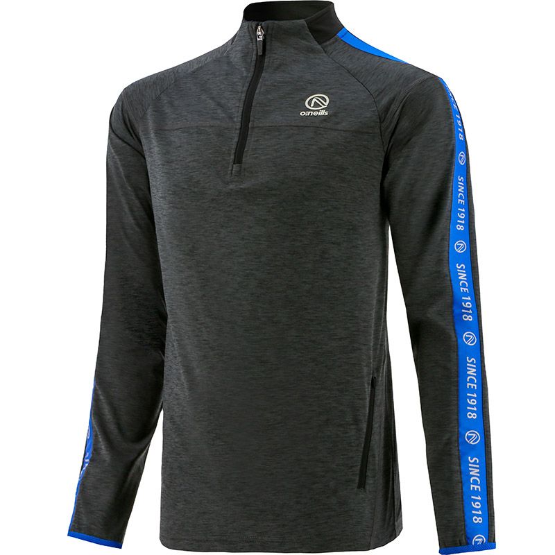 Black Men's Defender Brushed Half Zip Top