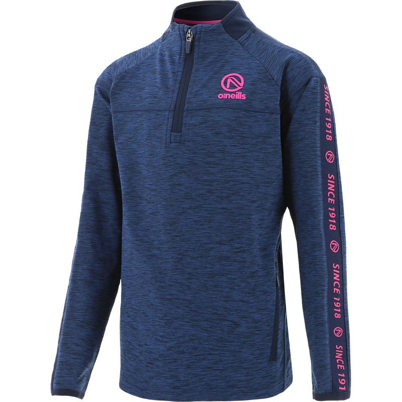 Marine Kids' brushed half zip top with zip pockets and "Since 1918" branded taping on the sleeves by O’Neills.


