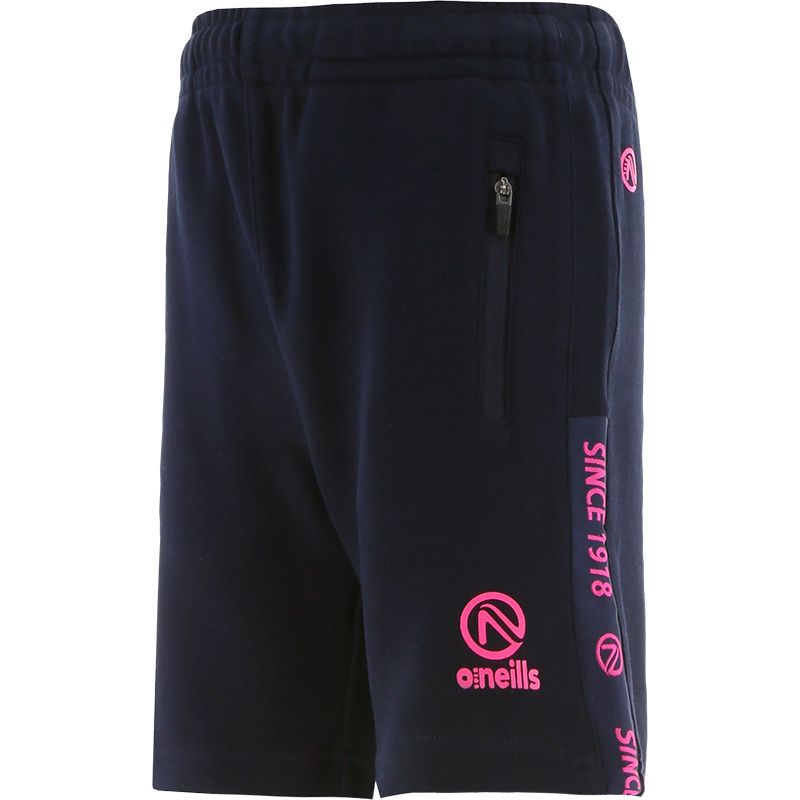 Marine fleece shorts with elasticated waist and two zip pockets by O’Neills.