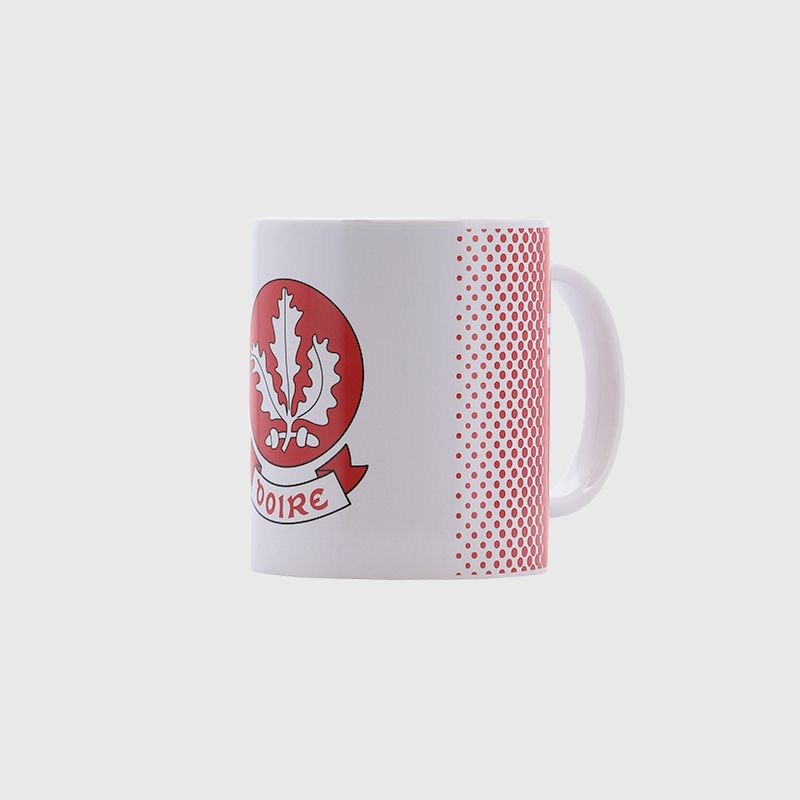 Red / White Derry GAA Fade Mug by O'Neills.