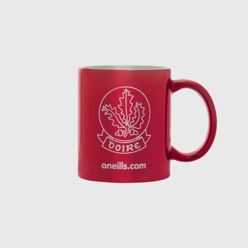 Red Derry GAA Metallic Mug by O'Neills.