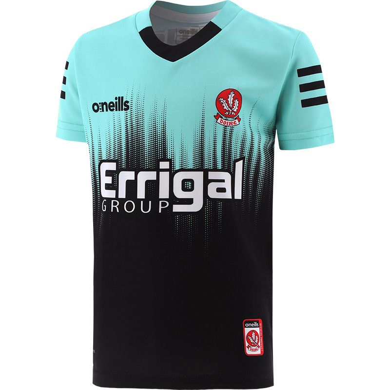 Derry Kids' GAA Short Sleeve Training Top from ONeills.