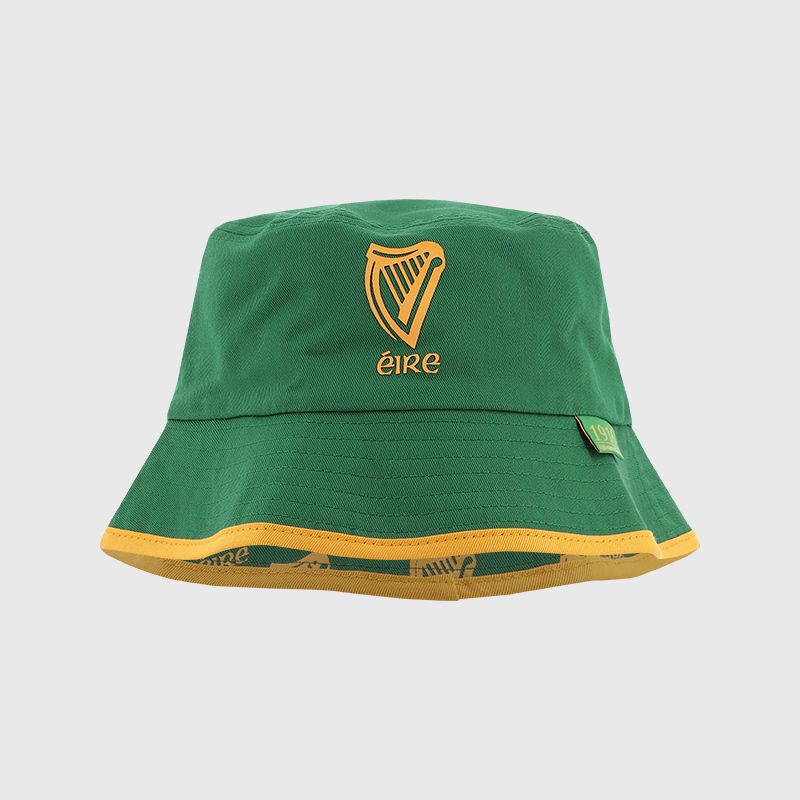 Green / Amber Discovery Reversible Bucket Hat from O’Neills