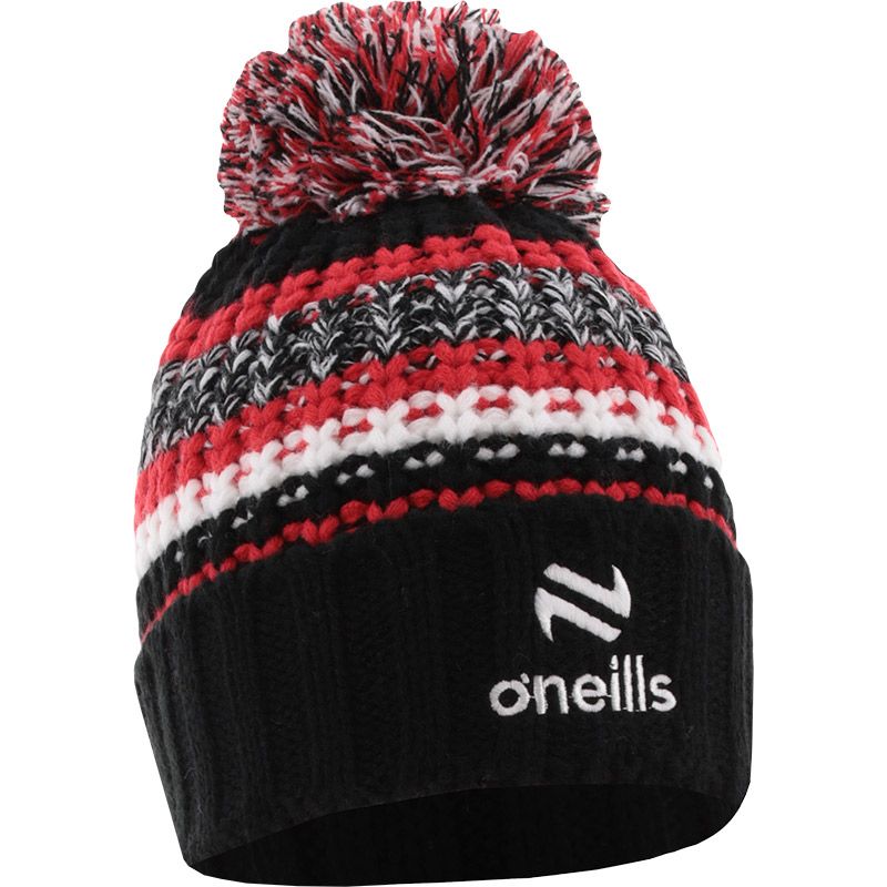 Black Drago Chunky Bobble Hat with 3D O’Neills logo.