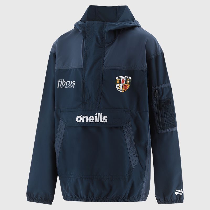 Antrim GAA Kids' Drifter Half Zip Hooded Windbreaker Navy from O’Neills.