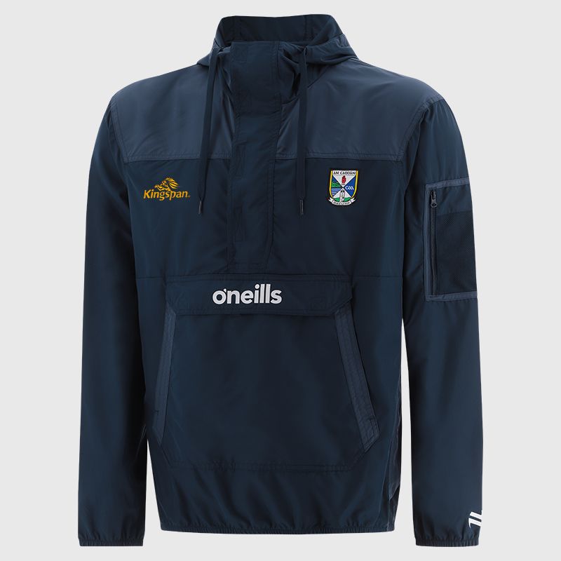 Cavan GAA Men's Drifter Half Zip Hooded Windbreaker Navy from O’Neills.