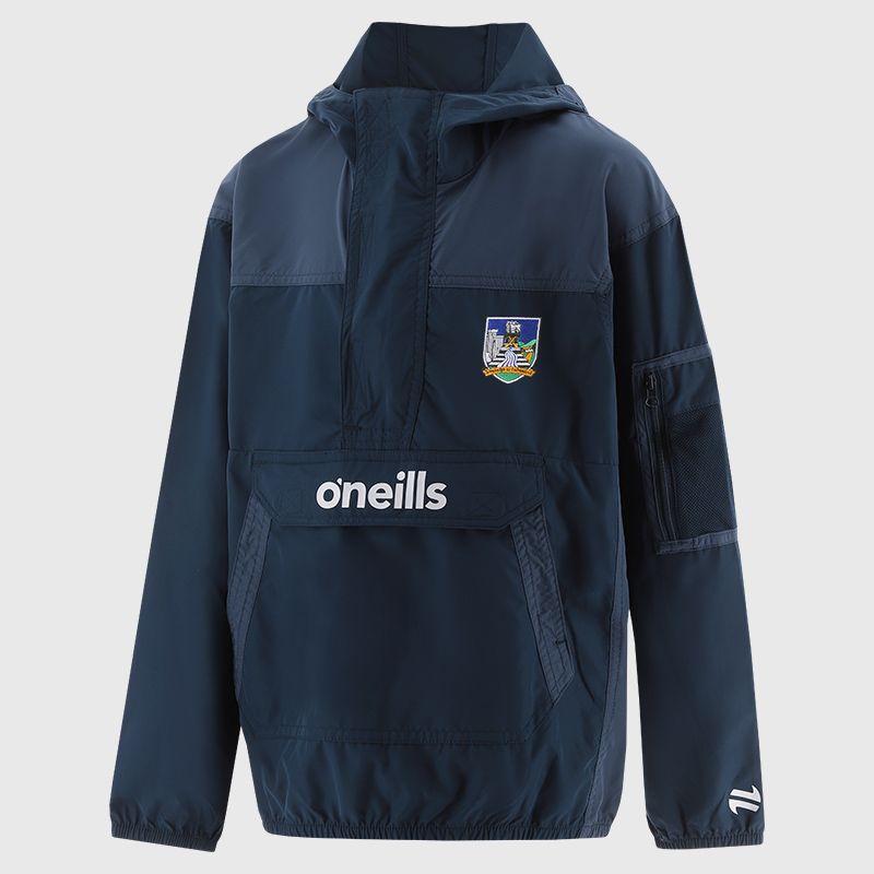 Limerick GAA Kids' Drifter Half Zip Hooded Windbreaker Navy from O’Neills.