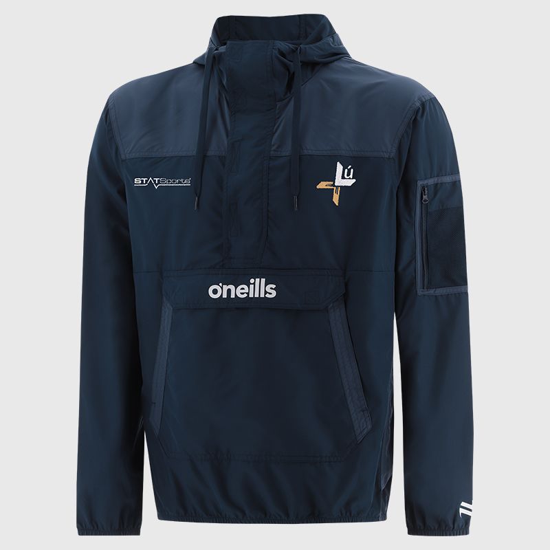 Louth GAA Men's Drifter Half Zip Hooded Windbreaker from O’Neills.