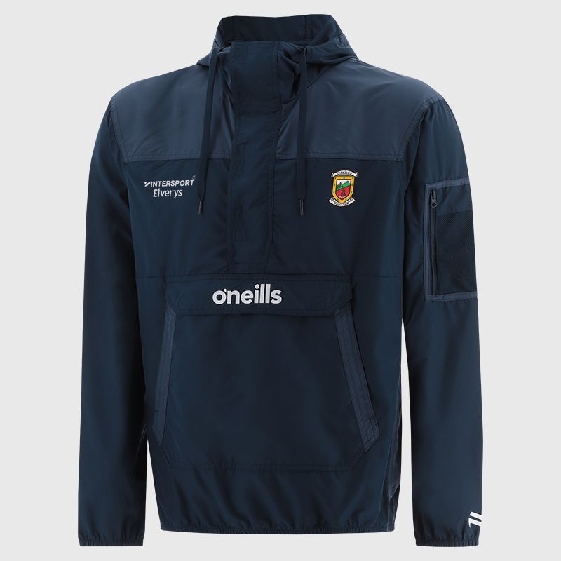Mayo GAA Men's Drifter Half Zip Hooded Windbreaker Navy from O’Neills.