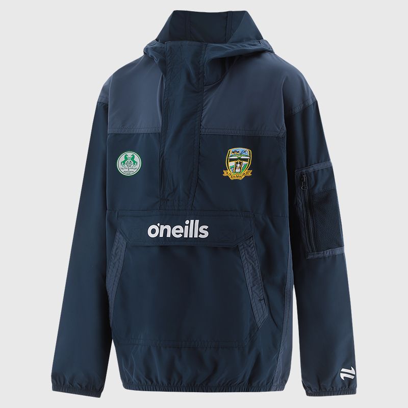 Meath GAA Kids' Drifter Half Zip Hooded Windbreaker Navy from O’Neills.