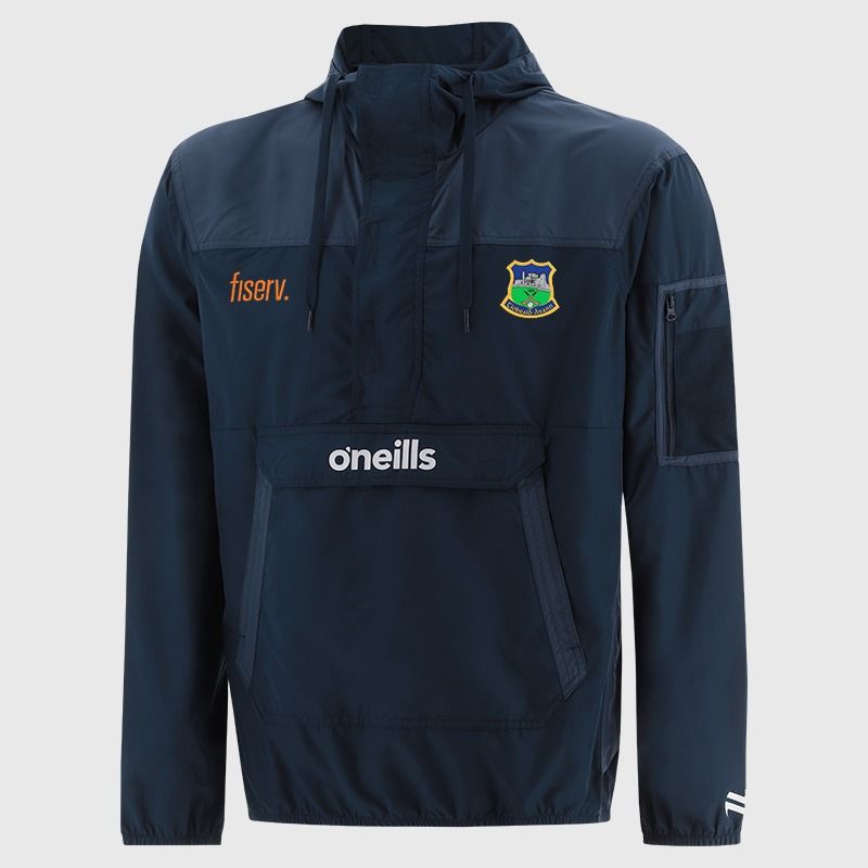 Tipperary GAA Men's Drifter Half Zip Hooded Windbreaker Navy from O’Neills.