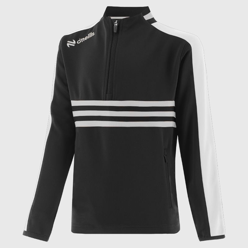 Black / White Kids' Dromore Half Zip Top from O’Neills
