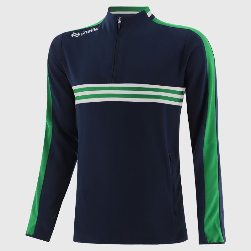 Marine / Emerald / White Men's Dromore Half Zip Top from O’Neills