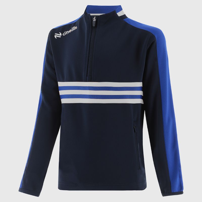 Marine / Royal / White Kids' Dromore Half Zip Top from O’Neills