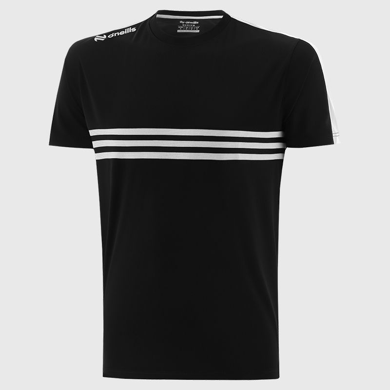 Black / White Men's Dromore T-Shirt from O’Neills