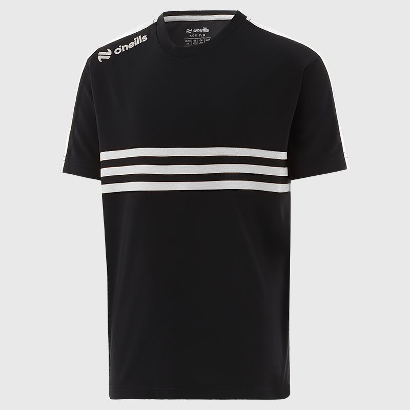 Black / White Kids' Dromore T-Shirt from O’Neills