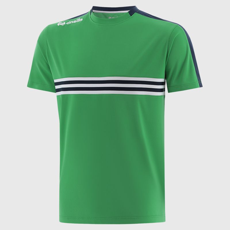 Green / Marine / White Kids' Dromore T-Shirt from O’Neills