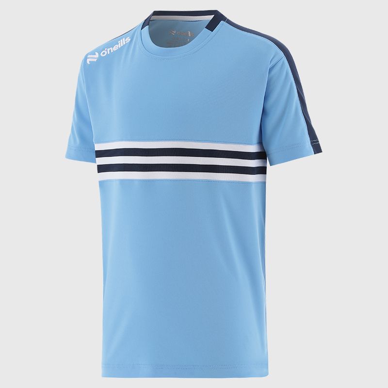 Sky / Marine / White Kids' Dromore T-Shirt from O’Neills