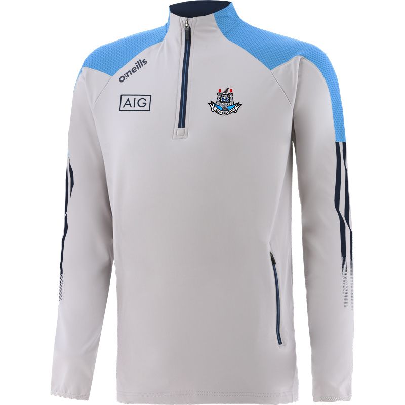 Silver Men’s Nevada half zip top with zip pockets by O’Neills.