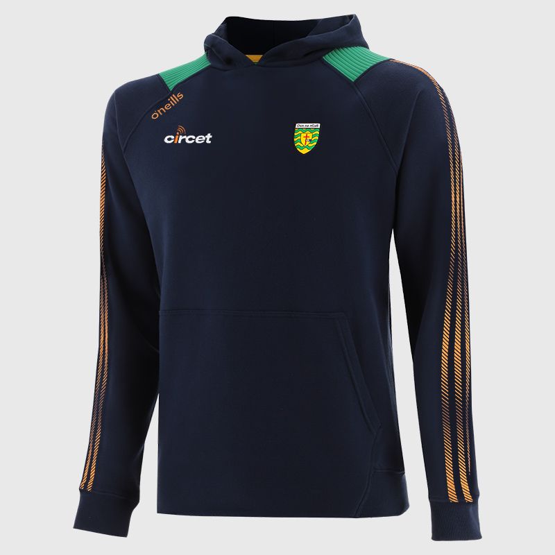 Navy Donegal GAA Kids' Dynamo pullover fleece hoodie by O’Neills.