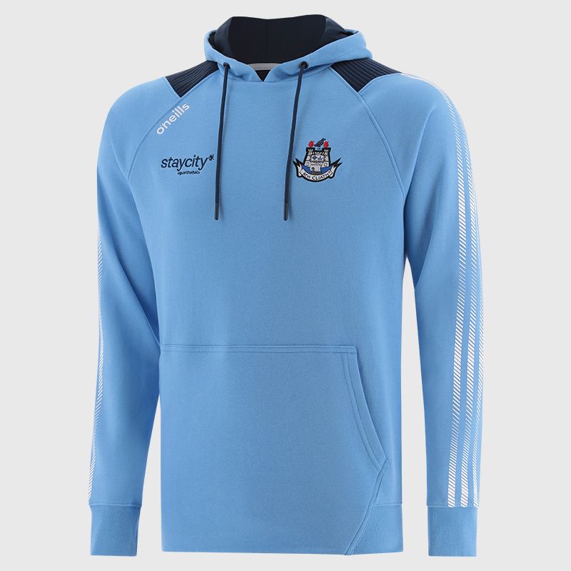 Sky Dublin GAA Men's Dynamo Dynamo pullover fleece hoodie by O’Neills.