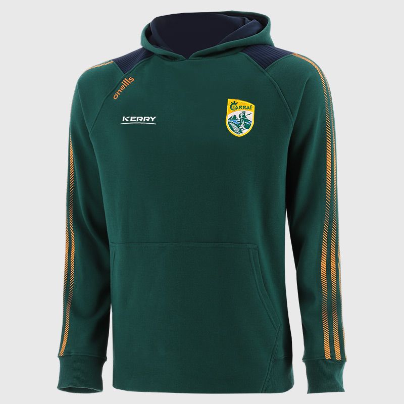 Green Kerry GAA Kids' Dynamo pullover fleece hoodie by O’Neills.