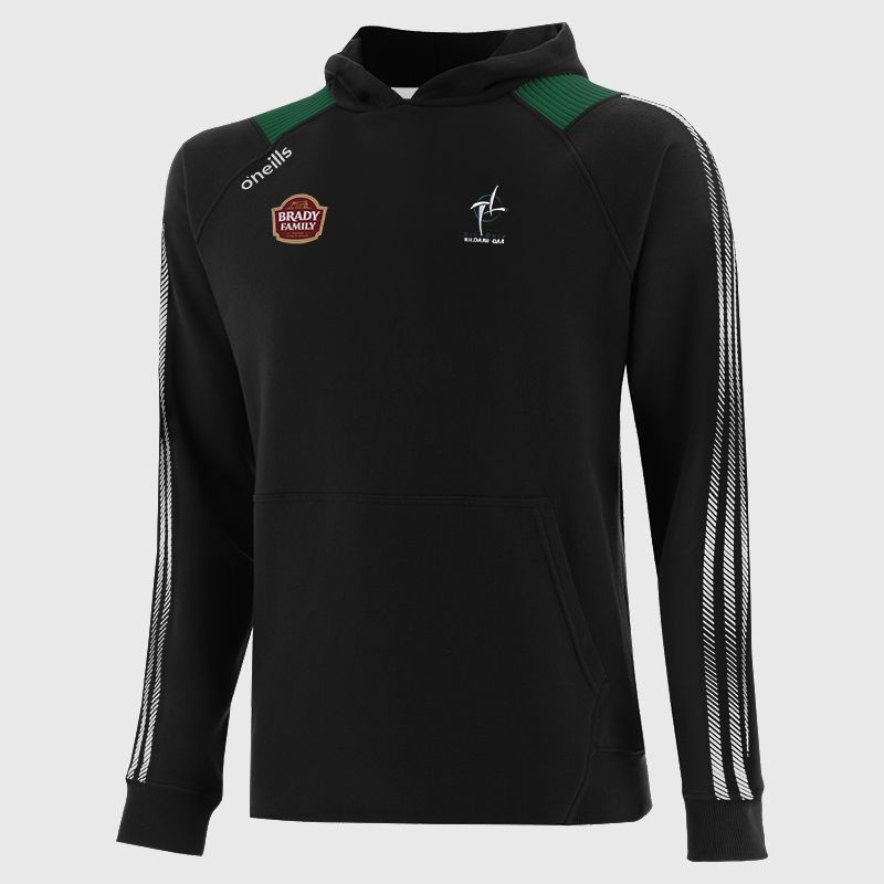 Black Kildare GAA Kids' Dynamo pullover fleece hoodie by O’Neills.