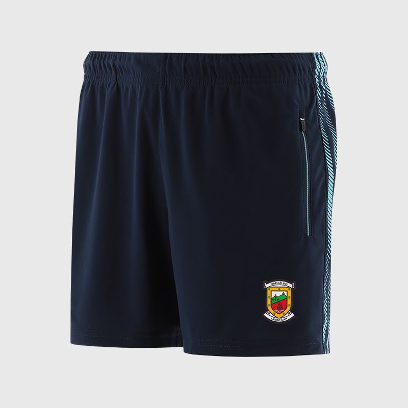 O'Neills Mayo GAA Kids' Dynamo Training Shorts Marine
