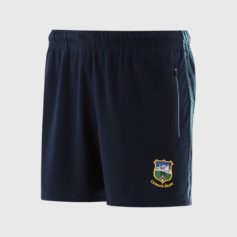 O'Neills Tipperary GAA Kids' Dynamo Training Shorts Marine