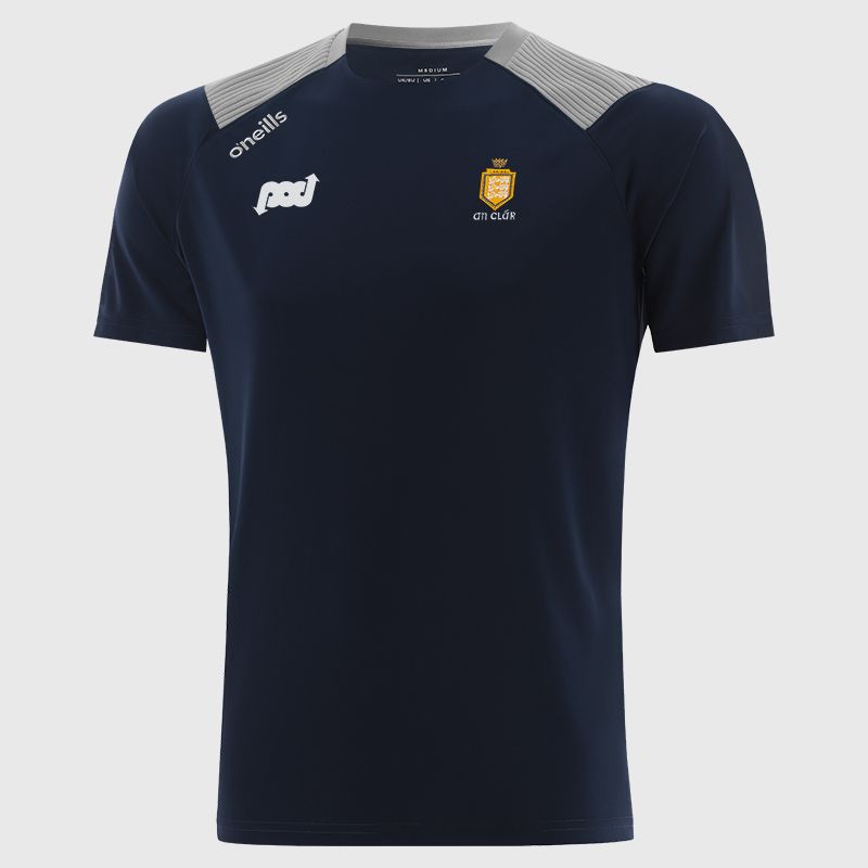 Navy Clare GAA Men's Dynamo T-Shirt by O’Neills.