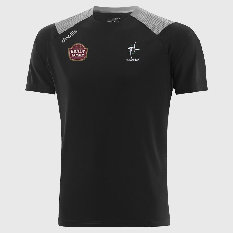 Black Kildare GAA Men's Dynamo T-Shirt by O’Neills.