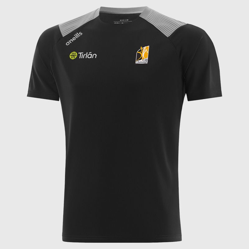 Black Kilkenny GAA Men's Dynamo T-Shirt by O’Neills.
