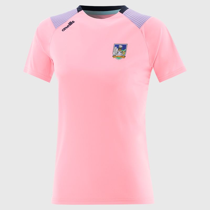 O'Neills Limerick GAA Women's Dynamo T-Shirt Pink / Purple / Marine