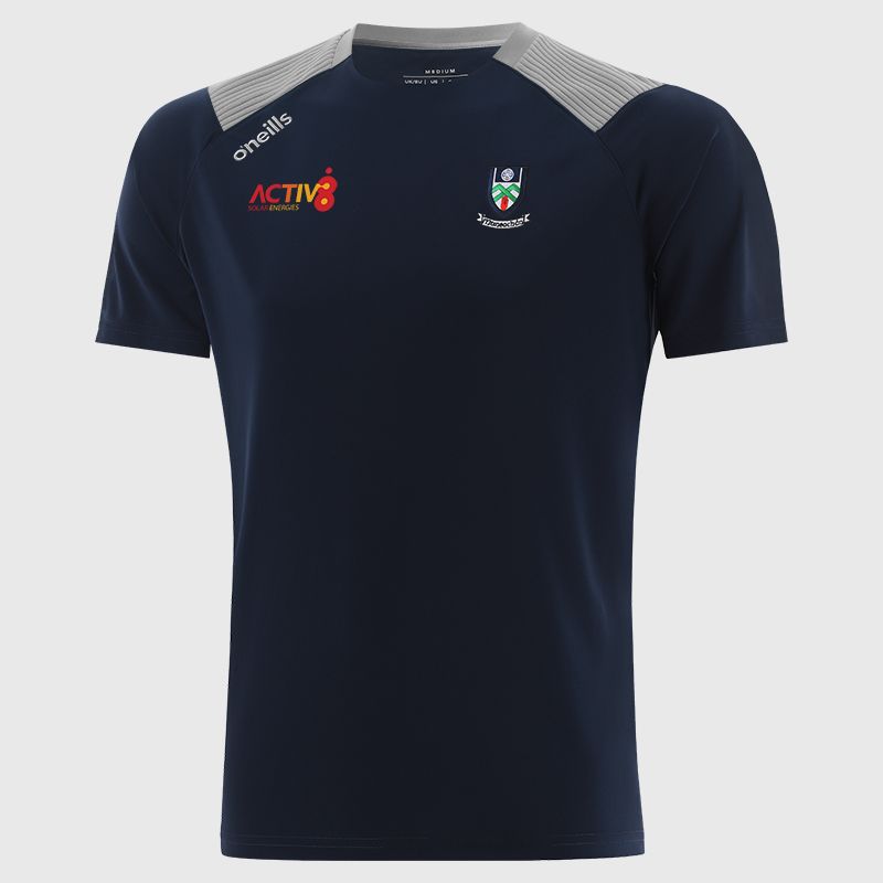 Navy Monaghan GAA Men's Dynamo T-Shirt by O’Neills.