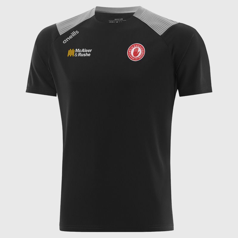 Black Tyrone GAA Men's Dynamo T-Shirt by O’Neills.