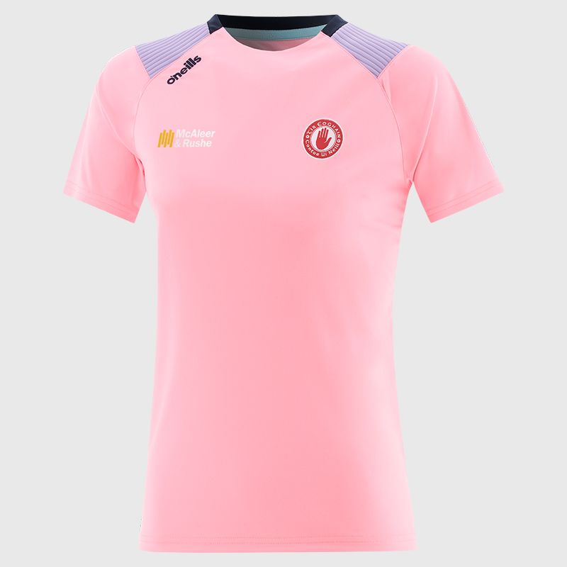 Tyrone GAA Kids' Dynamo T-Shirt Pink by O'Neills.
