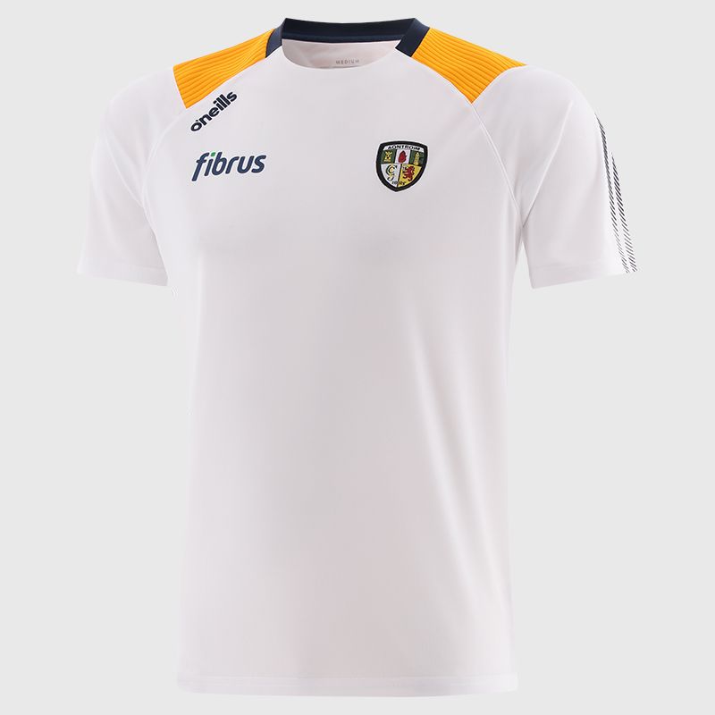White Antrim GAA Gender Dynamo T-Shirt by O’Neills.