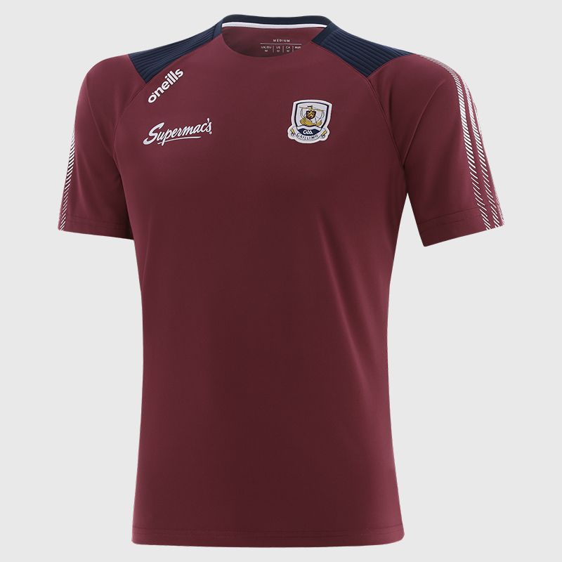 Maroon Galway Dynamo T-Shirt by O’Neills.